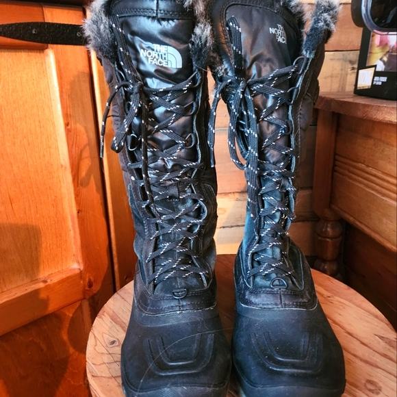 THE NORTH FACE SHELLISTA PRIMALOFT WATERPROOF TALL WINTER BOOTS-SIZE 7.5 - Picture 6 of 8